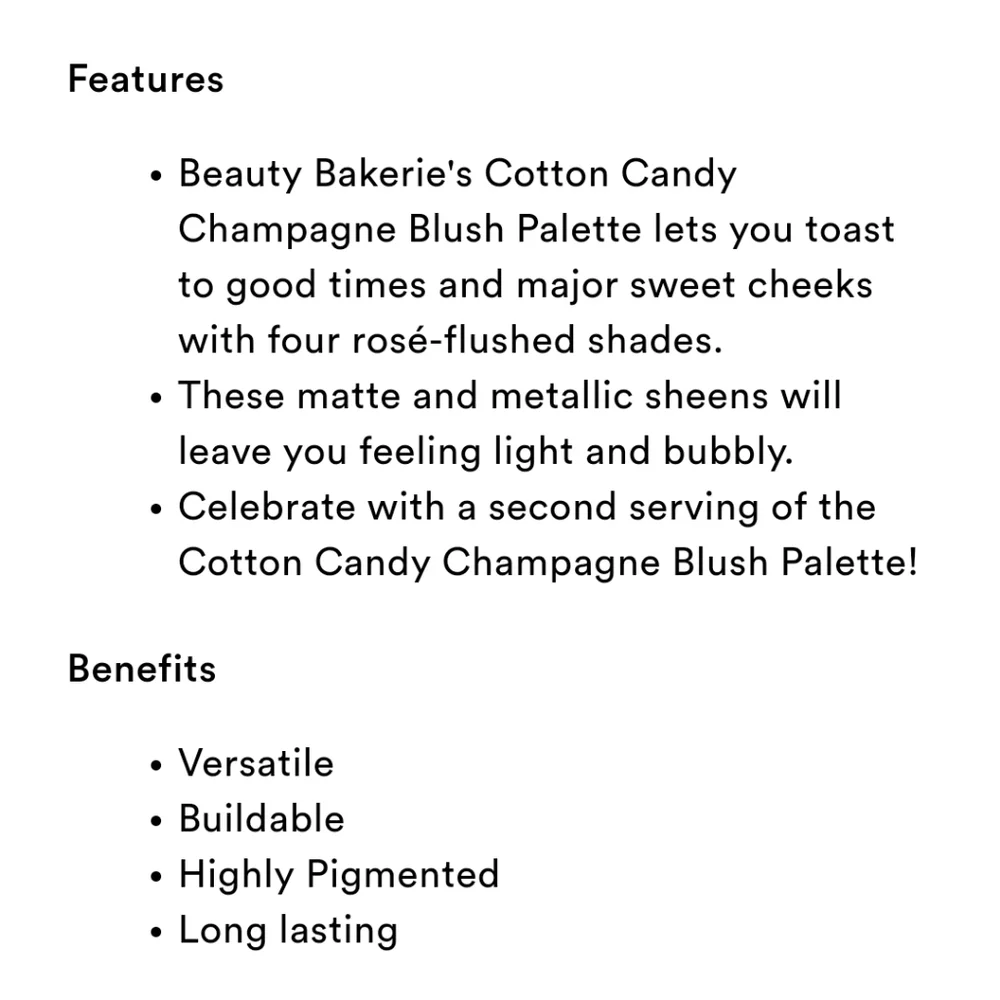 🆕 COTTON CANDY CHAMPAGNE BLUSH PALETTE
